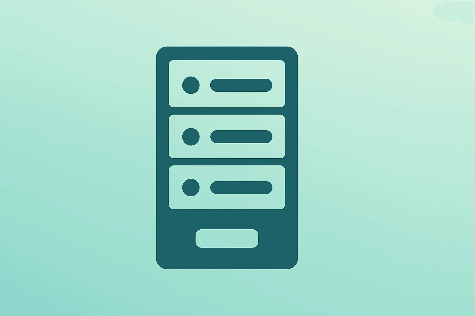 Flat-vector server symbol for OpenAI AWS partnership expanding enterprise deployment and cloud distribution.