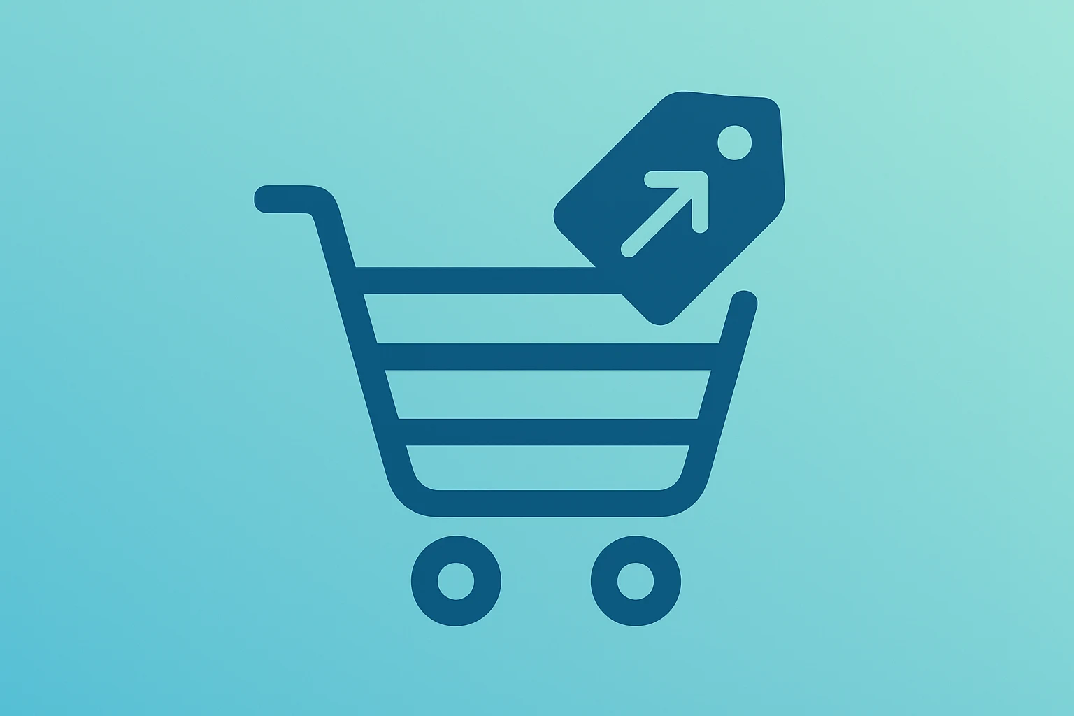 Flat vector retail register symbolizing Dollar Tree Q3 earnings and a raised outlook on a light gradient.