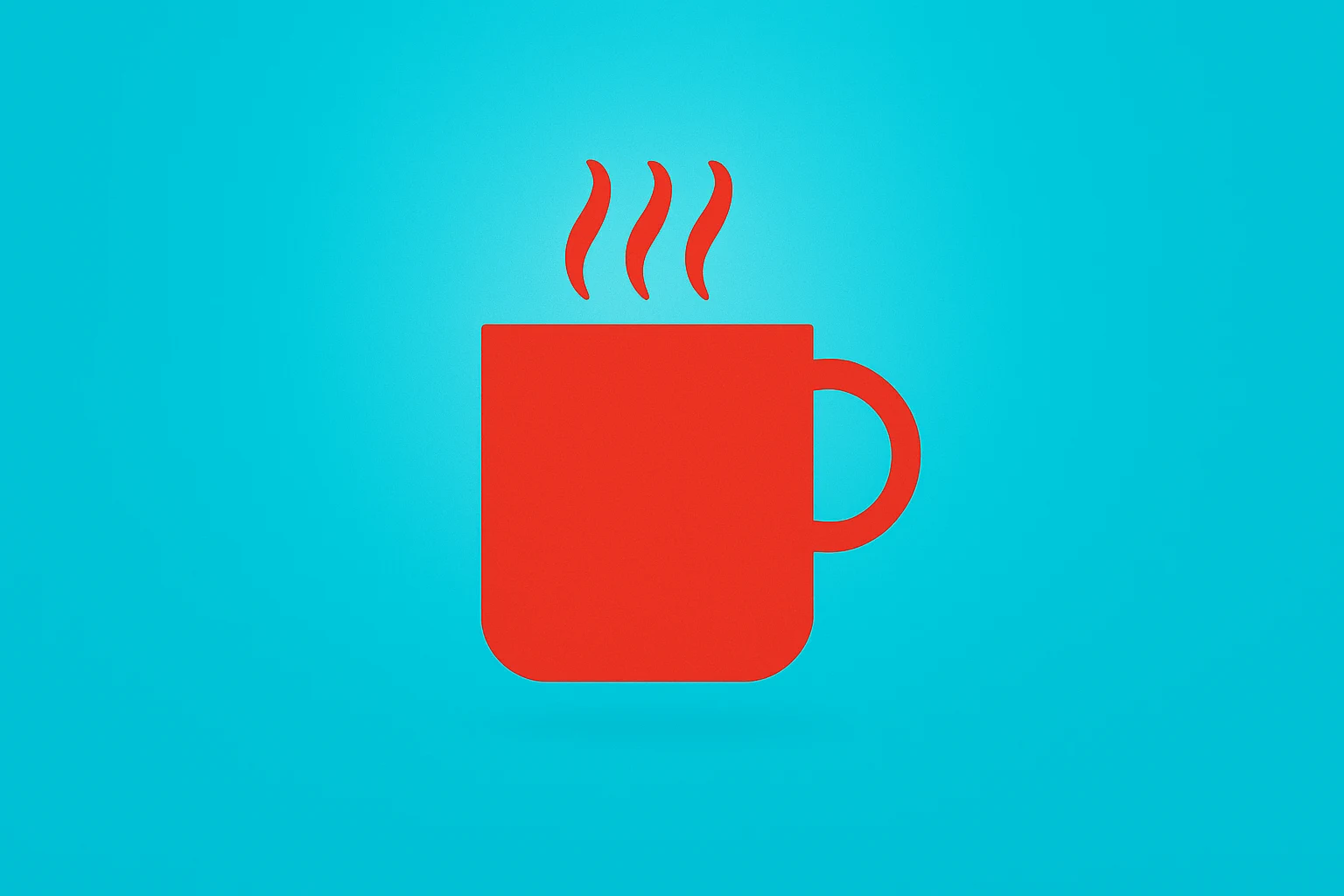 Flat vector red cup representing Starbucks strike and operational disruption for Red Cup Day and holiday service.