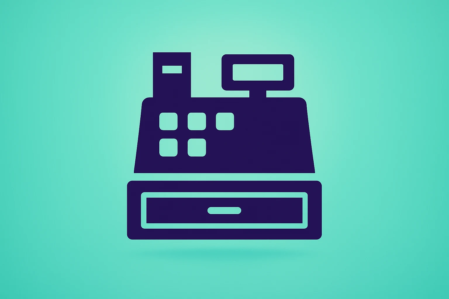 Flat vector cash register showing tradeoff in Block Q3 2025 earnings: missed revenue versus raised profit guidance.