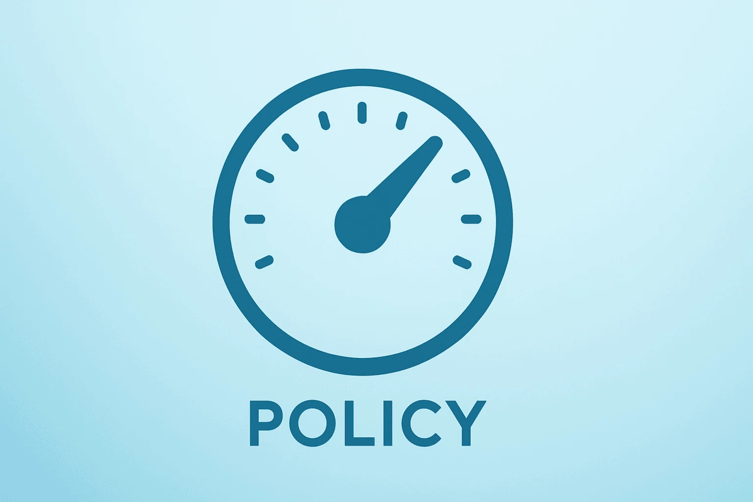 Flat vector of a policy dial set firmer to symbolize Warsh testimony and the Fed's price stability pledge.
