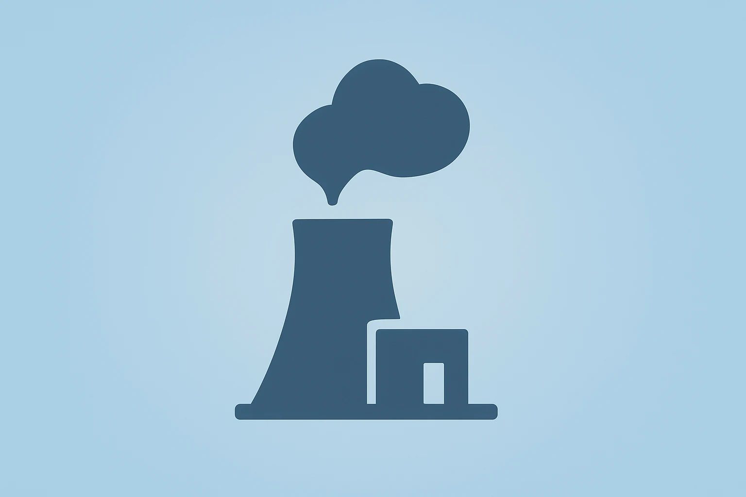 Flat vector cover showing a power plant icon dimming as oil price cloud recedes, symbolizing U.S. stocks surge.