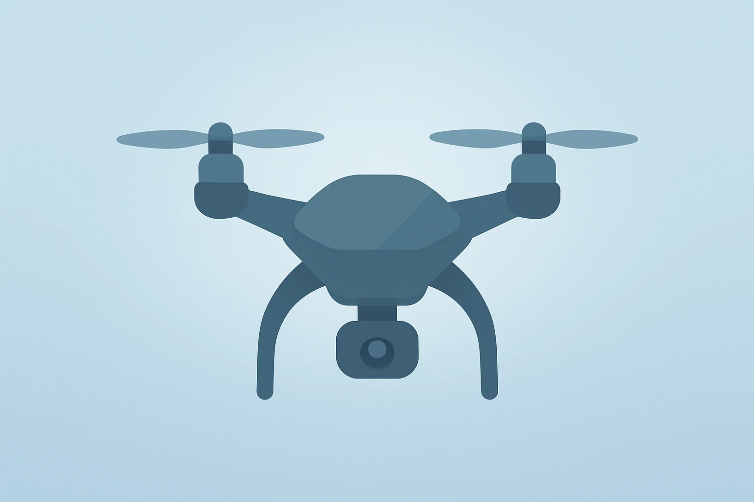 Flat vector drone with dimmed lights on an emerald gradient for AeroVironment earnings guidance cut and integration risk.