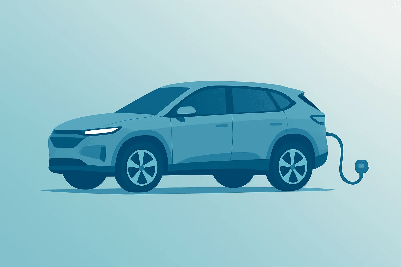 Flat vector mid size electric SUV scaling production to illustrate Rivian delivery guidance and the company volume ramp.