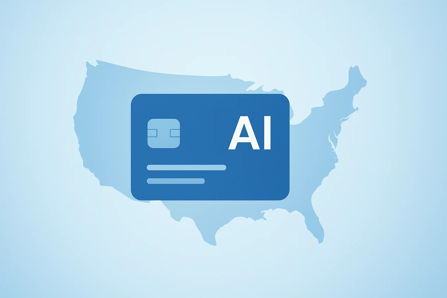 Flat filled vector of a payment-card server expanding forward to represent Klarna Q3 revenue driven by U.S. growth.