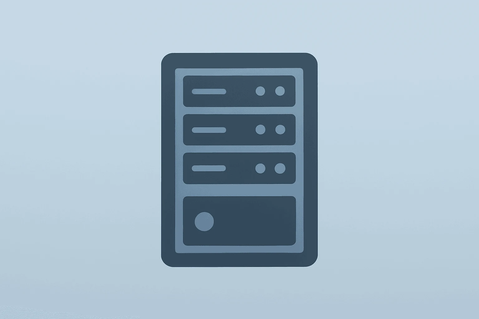 Flat vector cover showing a server rack with dimmed network lights to evoke the Meta outage and disclosure questions.
