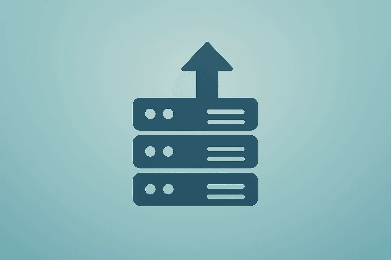 Flat vector turbine stack expanding backlog symbolizing GE Vernova earnings and lifted guidance tied to data-center demand