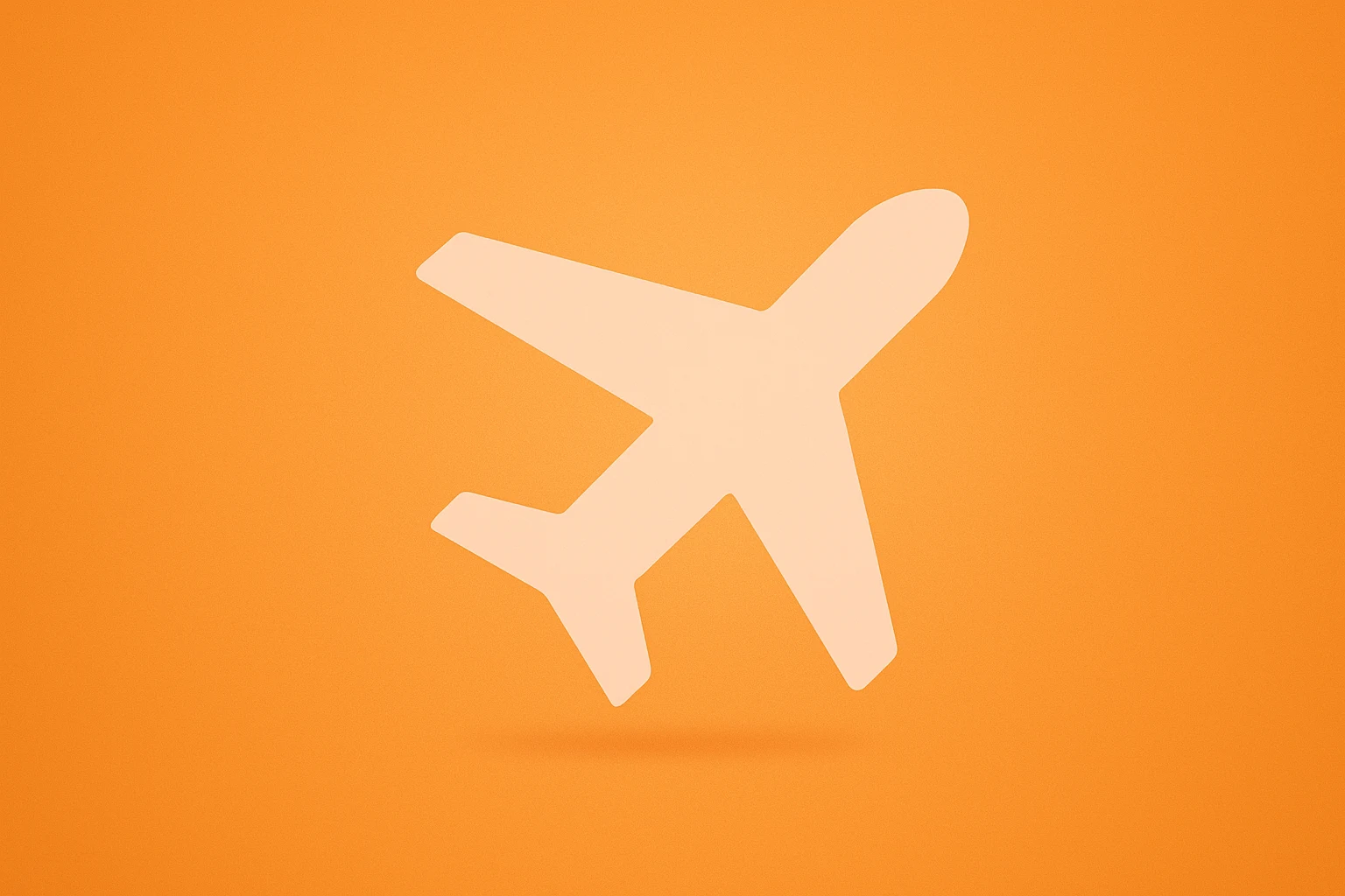 Flat vector airplane representing Archer Aviation stock dilution and capital pressure.