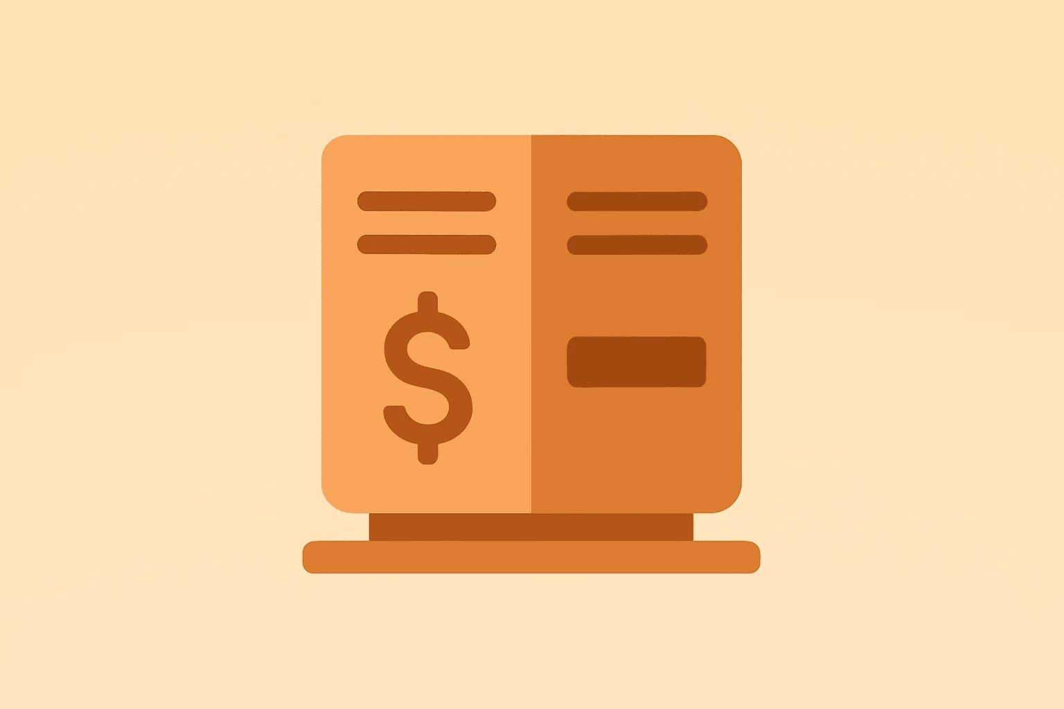 Flat vector of a payments vault with a dimming access light symbolizing Fiserv CEO Michael Lyons exit and succession.