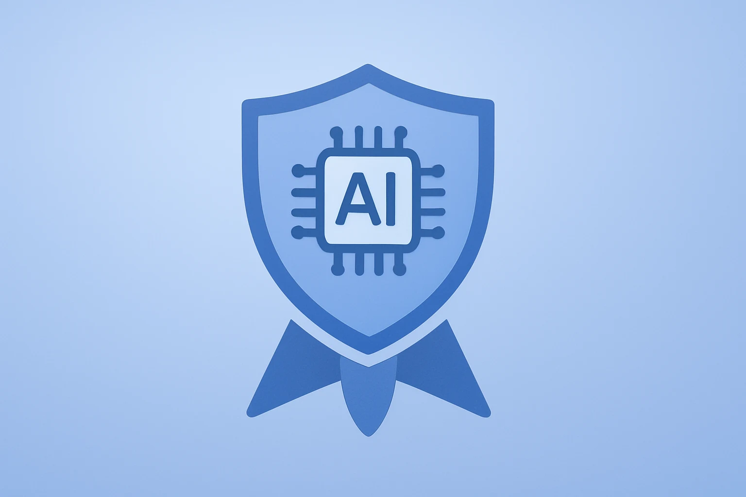 Flat vector of a silicon AI accelerator representing Nvidia H200 exports to China with subtle shadow and smooth gradient.