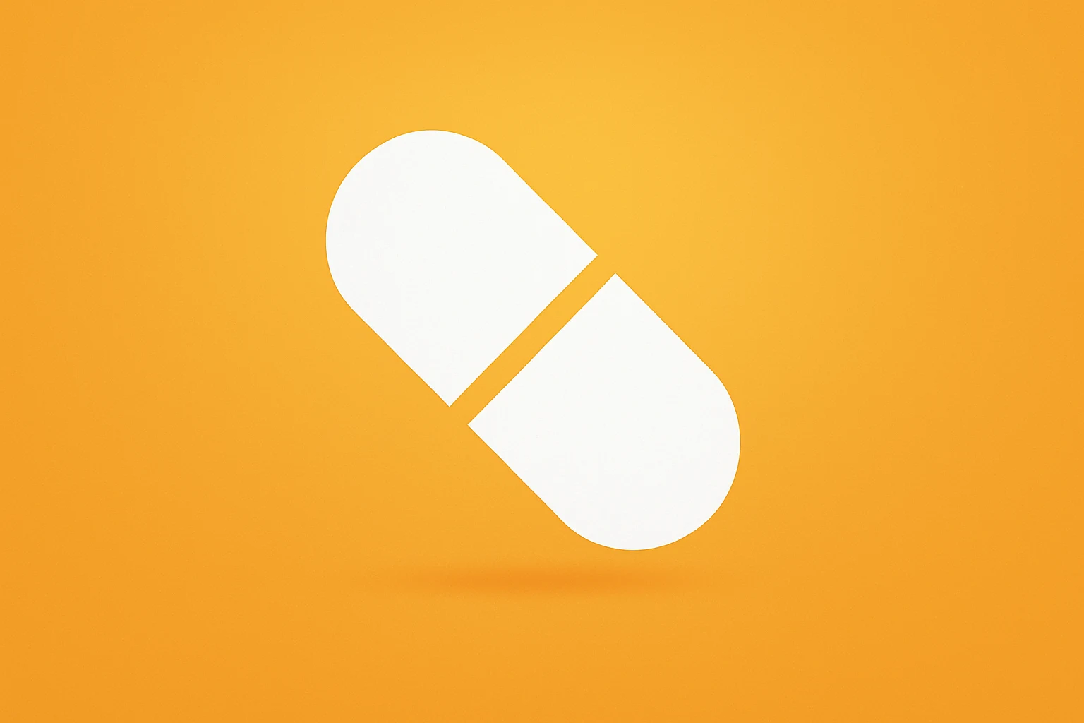 Horizon-split vector with a pill on yellow background representing Pfizer to buy Metsera legal risk.
