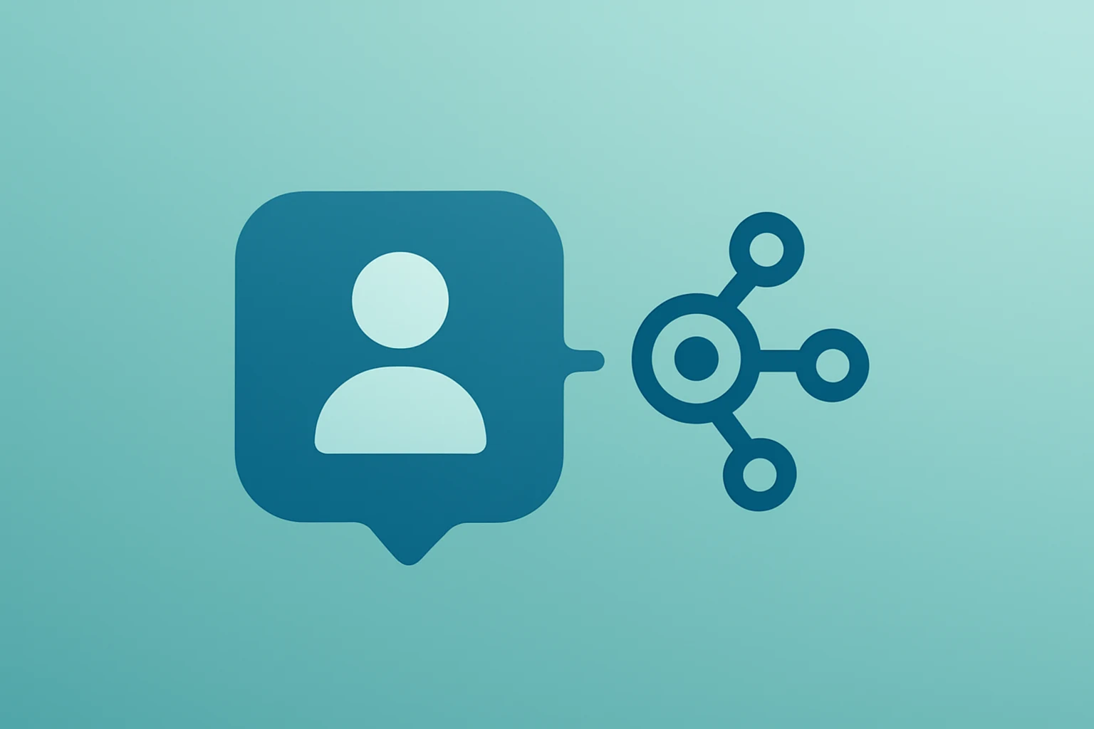 Flat-vector of a social-media shell separating from a fusion core to represent Truth Social Spin-Off and investor separation.