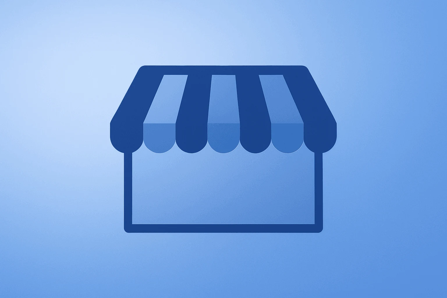 Minimal flat vector of a retail hangtag and fabric swatch on a smooth gradient, symbolic of Gap cuts sales forecast