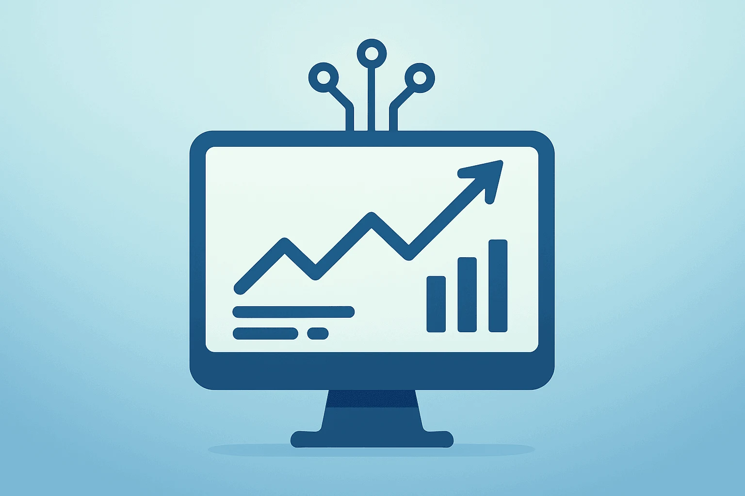 Flat vector cover of a brokerage terminal with pulsing circuit symbolizing Morgan Stanley earnings surge in equities trading.