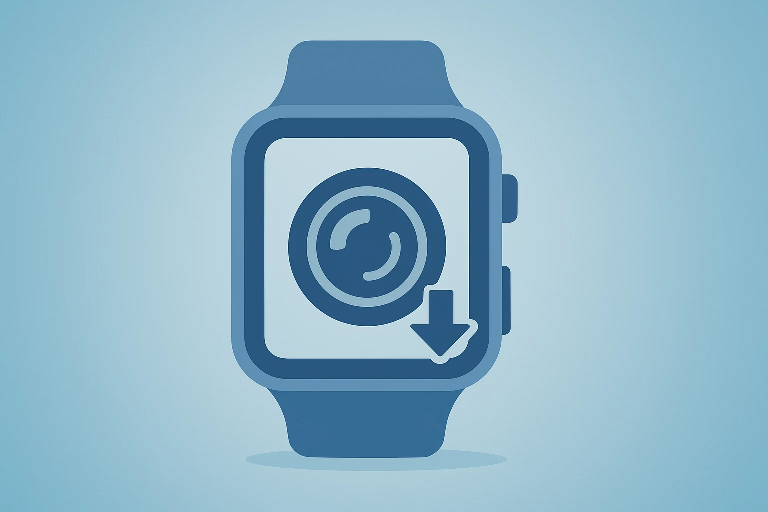 Flat filled vector wearable camera with dimming lens symbolizing Snap Q4 earnings pivot toward profitable growth