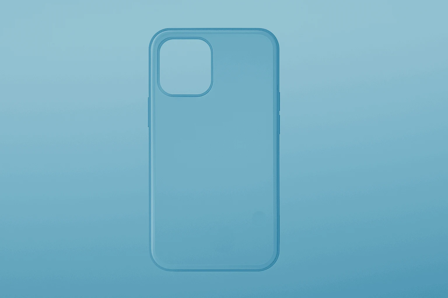 Flat-vector glass smartphone shell dimmed by production flaws to symbolize Apple downgrade and lost iPhone ASP potential.