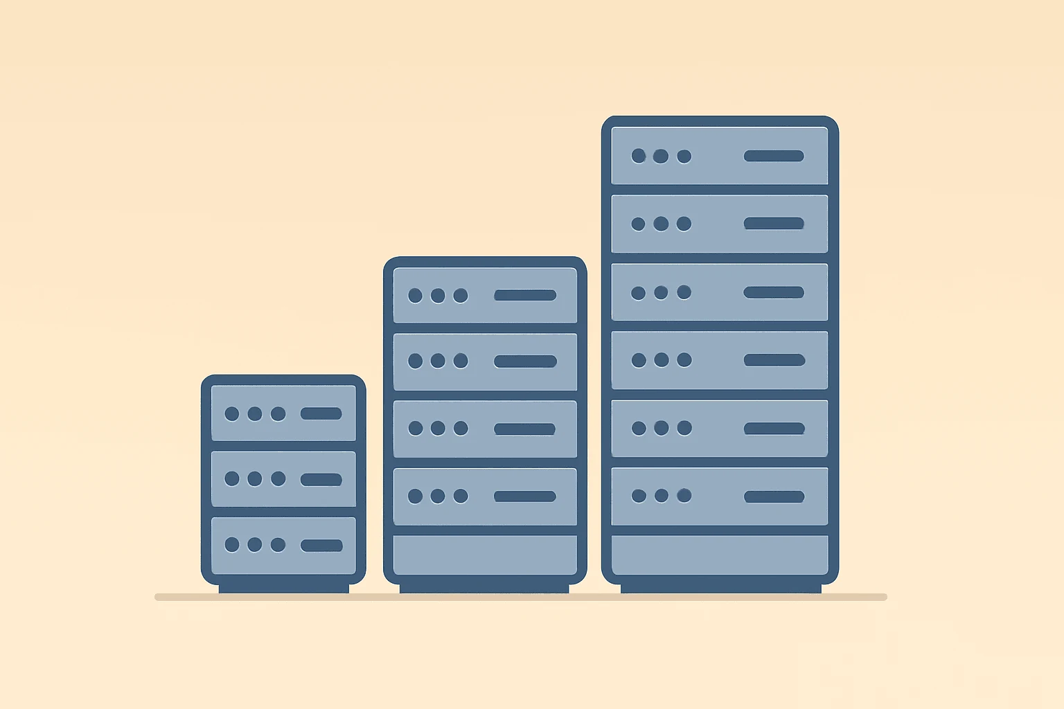Flat vector server cluster under pressure representing Palantir Wolfe Research upgrade, AI backlog and DGSI sovereign risk.