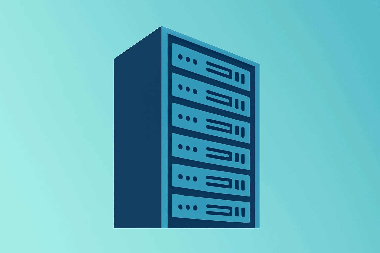 Server rack expanding compute bays on a violet-mist gradient to illustrate Meta earnings capex surge and Reality Labs losses.