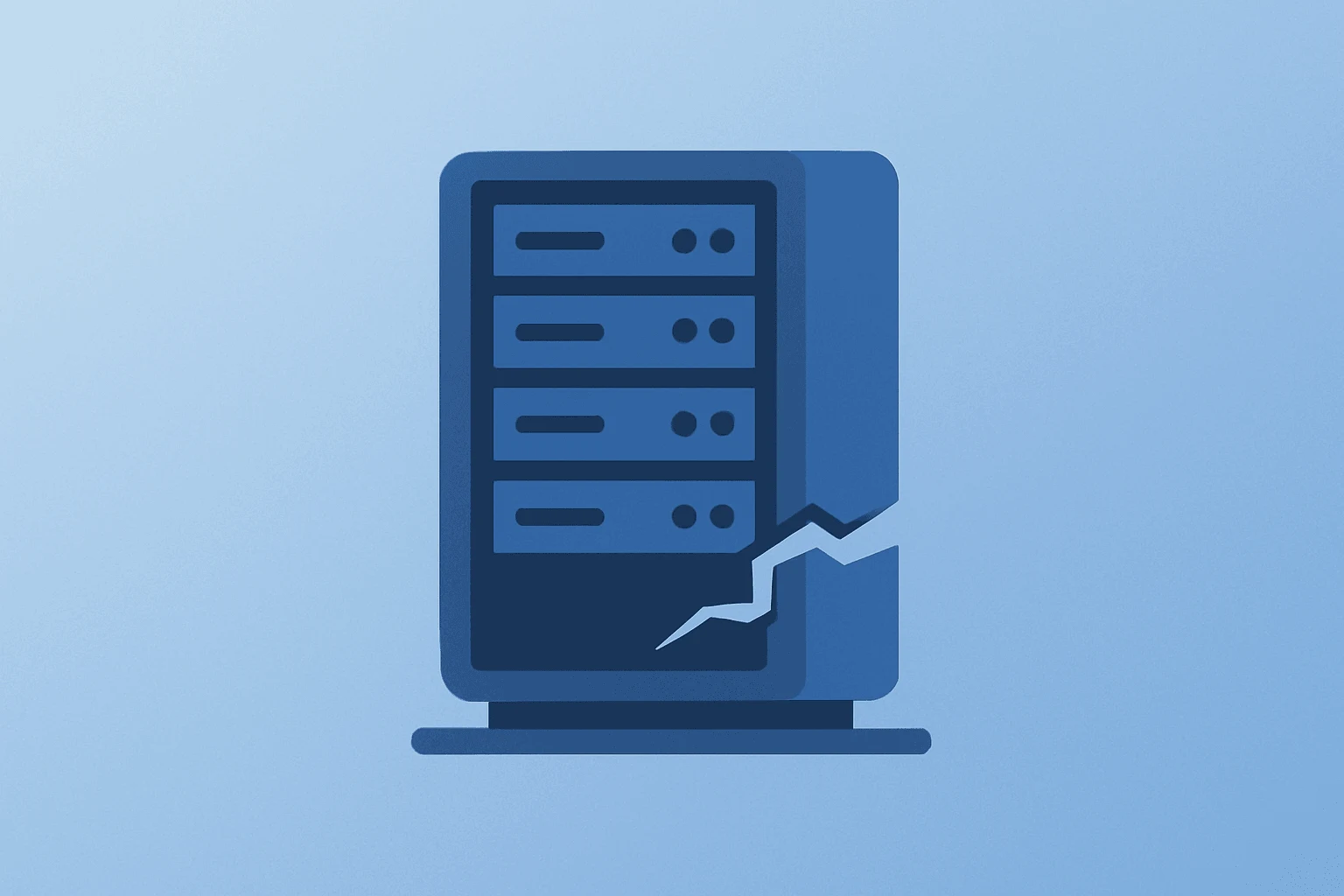 Flat vector server rack symbolizing cloud scale and AI capex, referencing Microsoft earnings.
