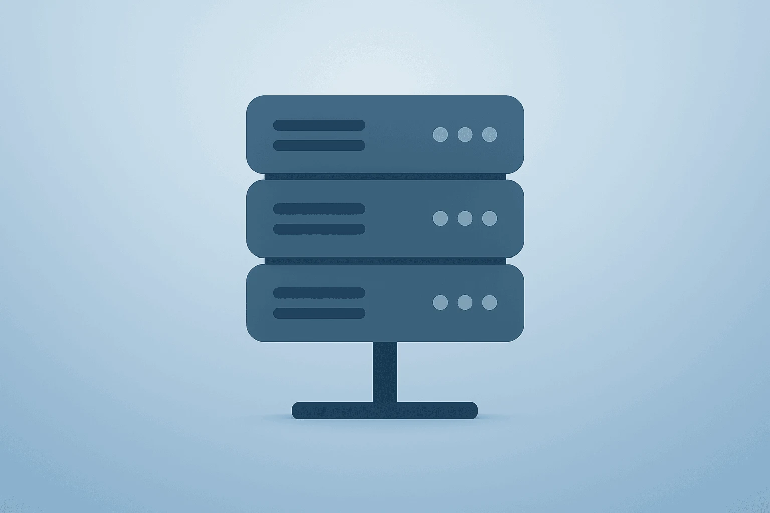 Flat vector edge server cluster with dimmed indicator lights suggesting Cloudflare layoffs and AI pivot, subtle shadow lift.