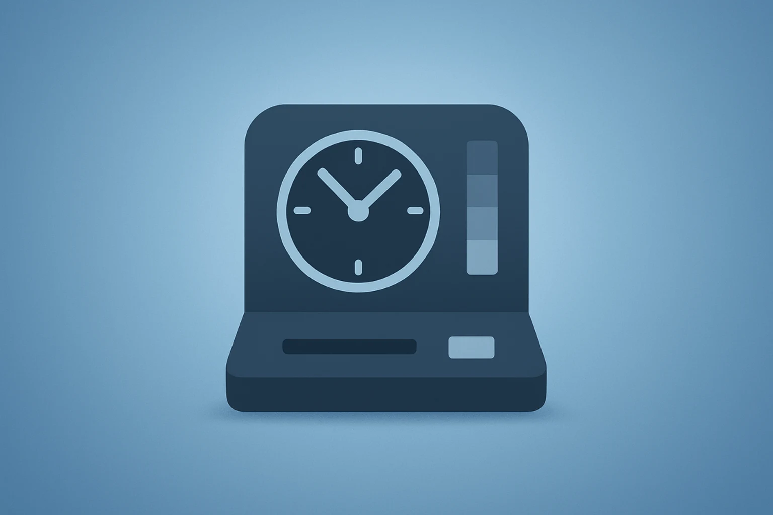 Flat-vector dimming payroll ledger symbolizing the ADP jobs report and private-sector payroll contraction.