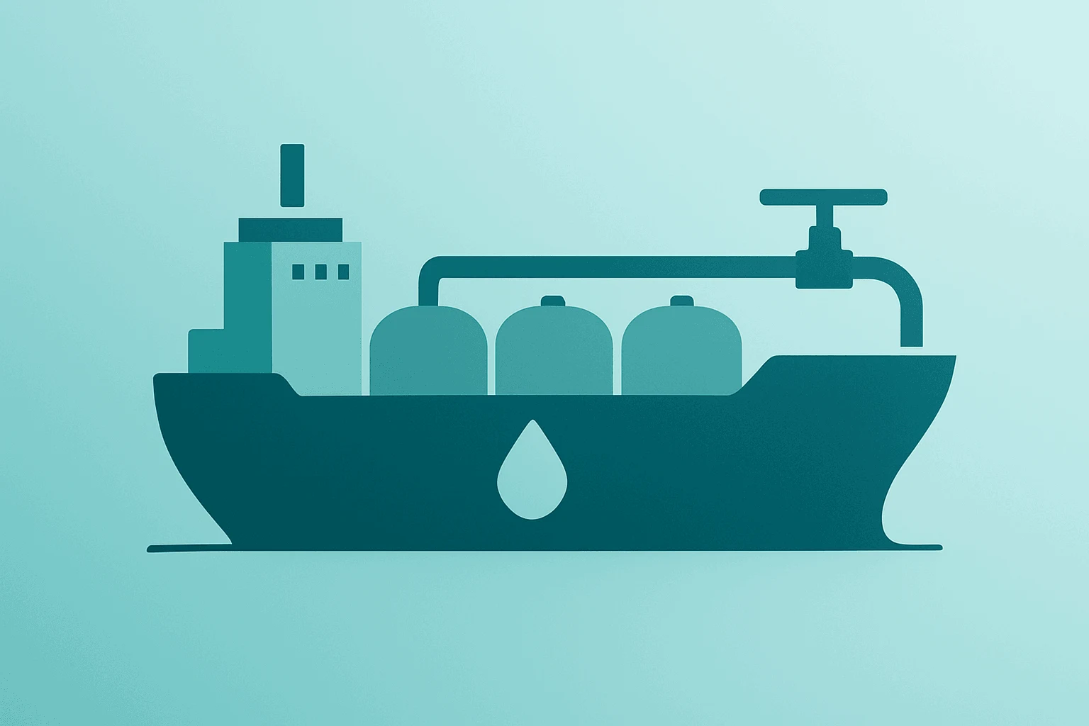 Oil tanker with stalled cargo flow on violet-mist gradient symbolizing ExxonMobil Q1 2026 earnings disruption and timing gap.