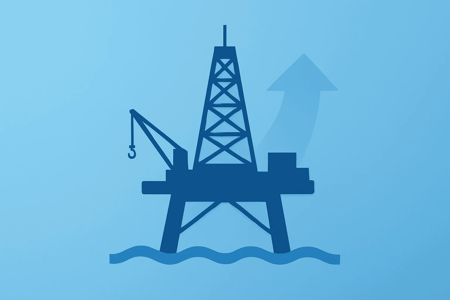 Flat vector of an oilfield service pump symbolizing Halliburton Q2 earnings driven by international revenue.