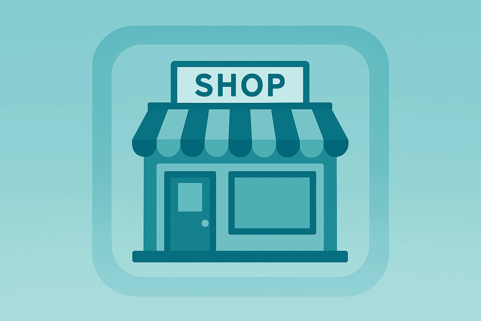 Flat vector icon of a retail storefront vault expanding margins to reflect tariff refunds and Dollar Tree earnings emphasis.