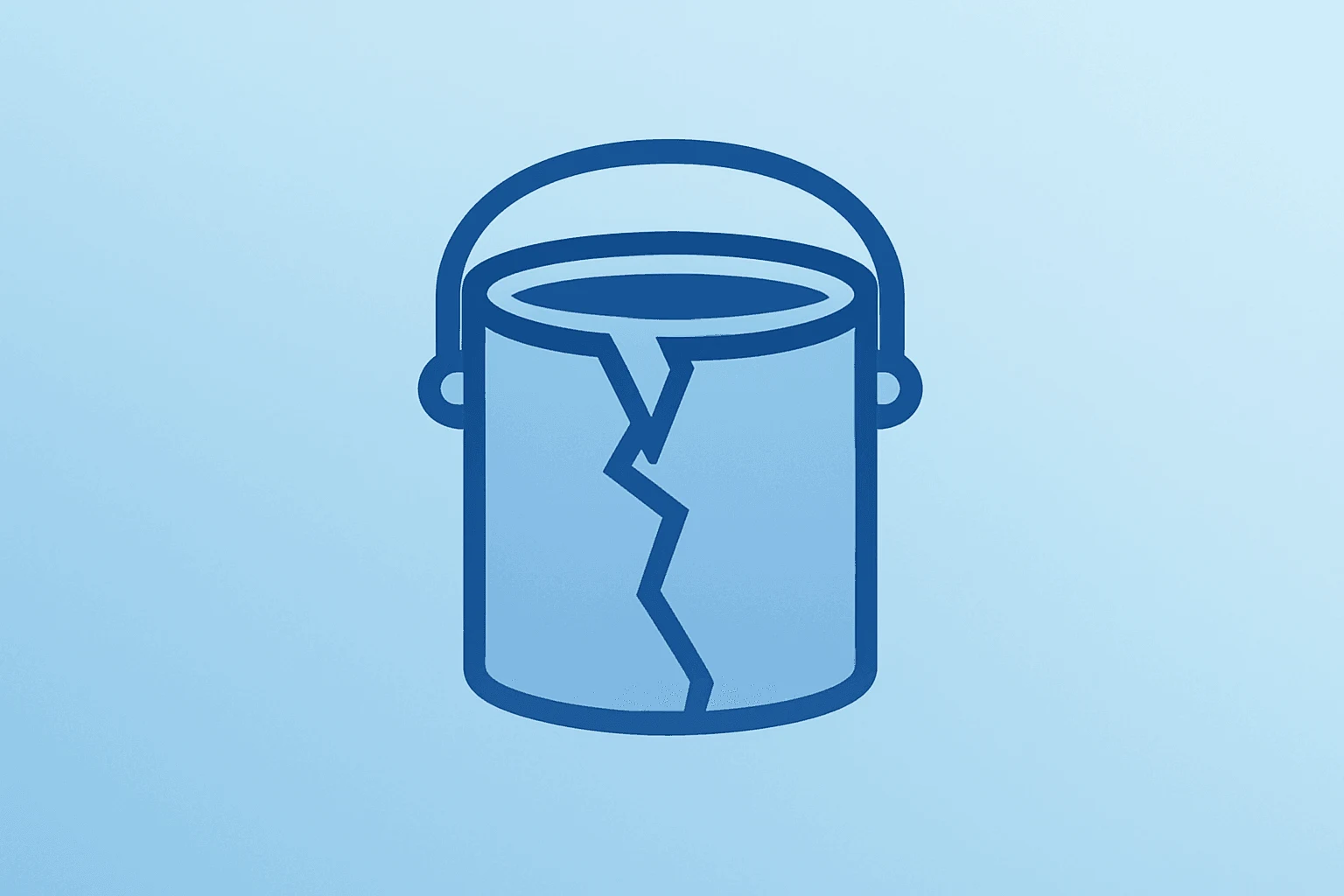 Flat filled vector of a paint can fused with fractured globe symbolizing AkzoNobel rejects takeover bid and regulatory risk.
