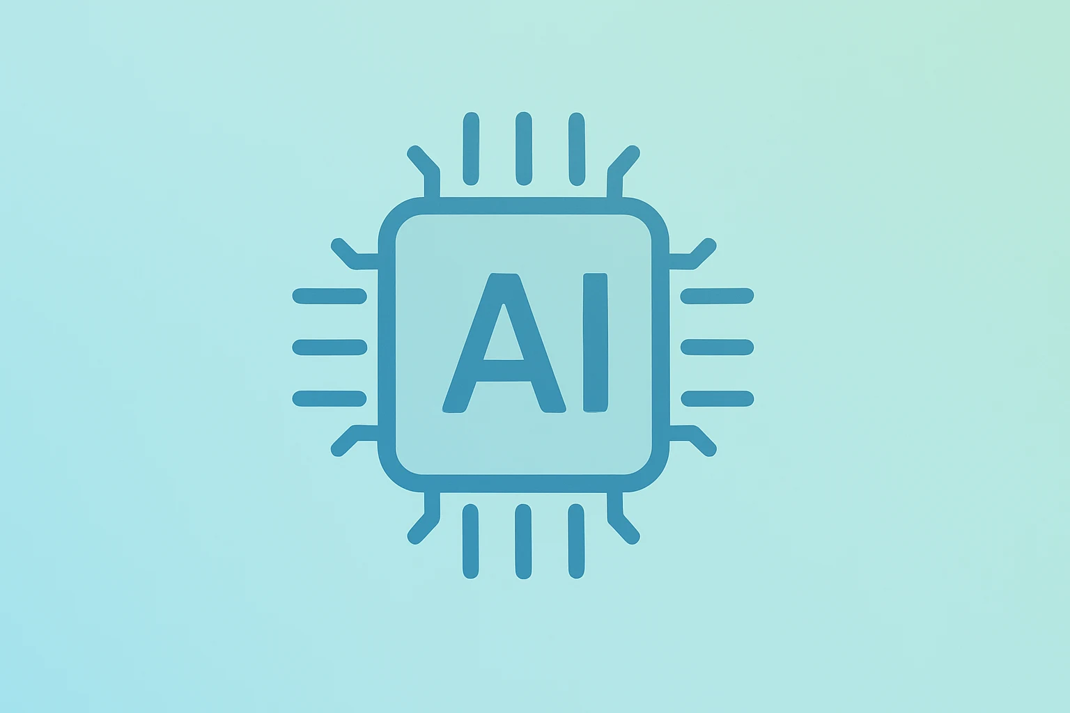 Flat vector showing a server-chip hybrid symbolizing AI-driven earnings and Fed policy easing for S&P 500 2026 forecast