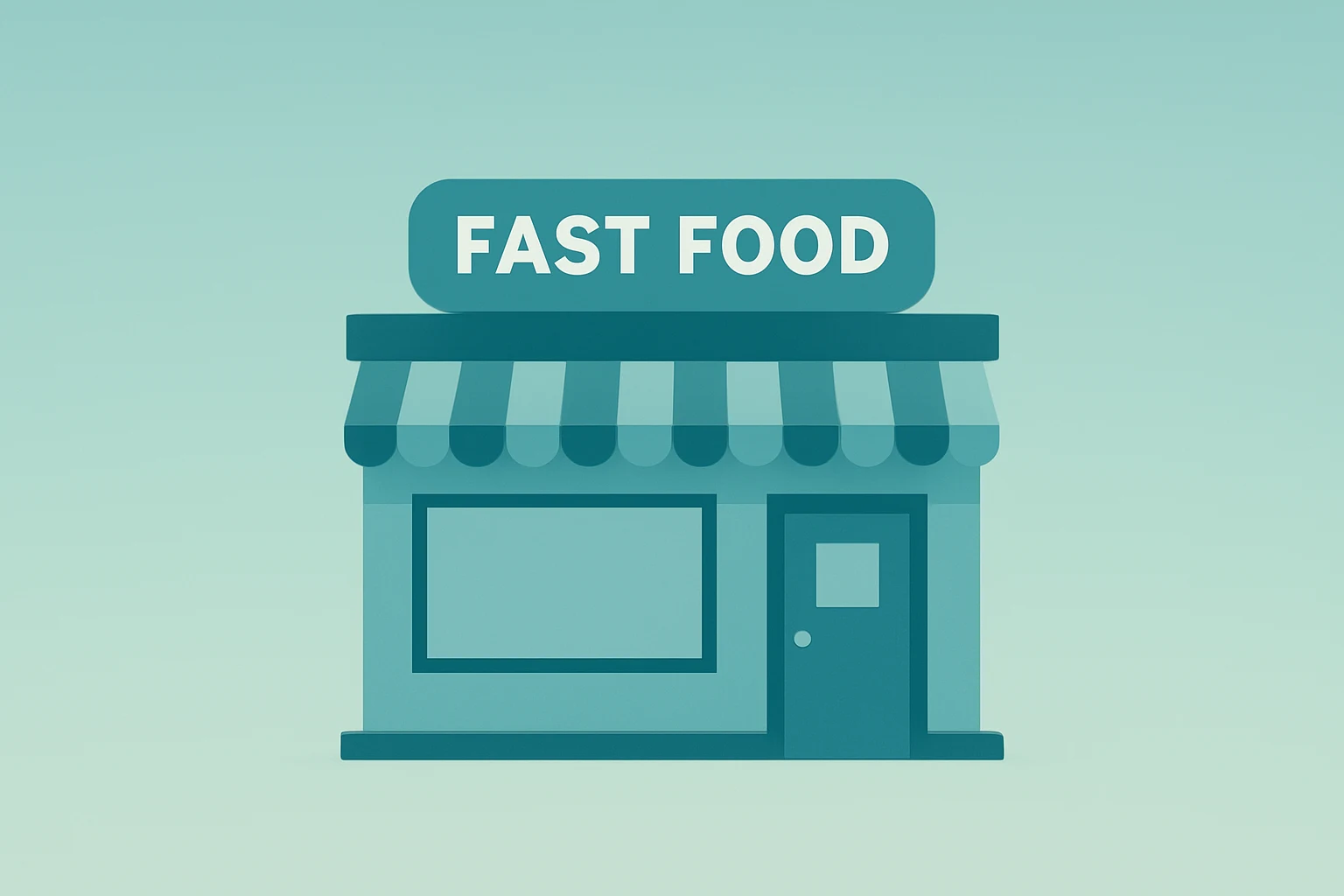 Flat vector of a stylized restaurant emblem symbolizing Yum Brands earnings with Taco Bell and KFC strength and dividend lift.