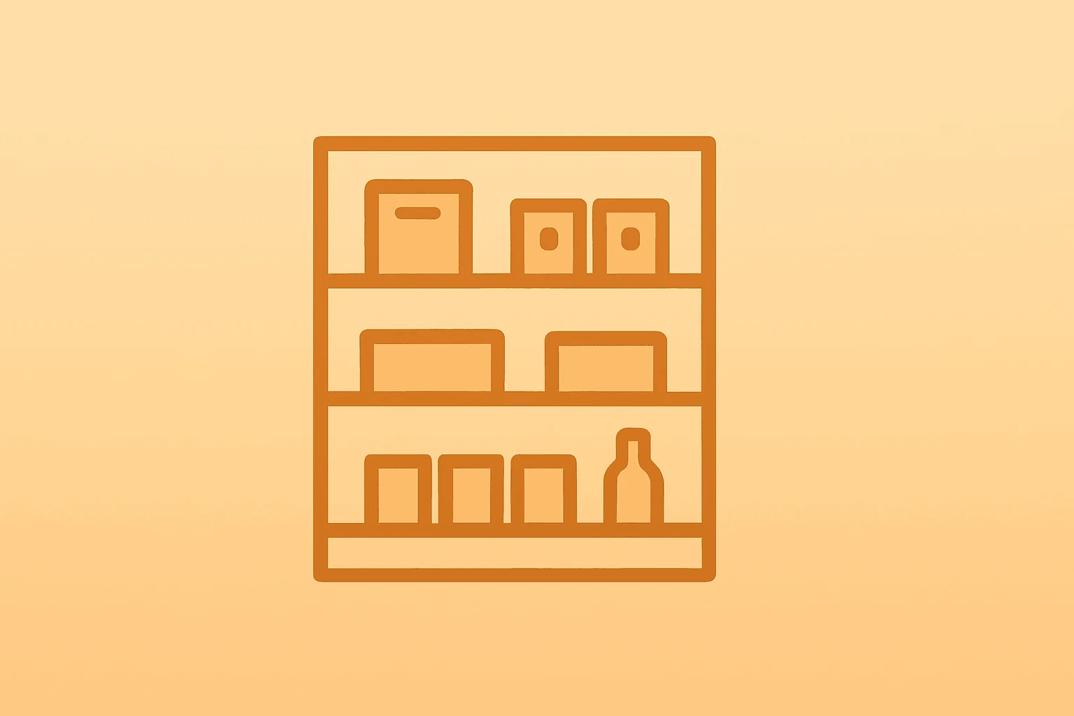 Flat filled vector of a retail cart with merchandise evoking Best Buy earnings momentum and ad/marketplace growth.