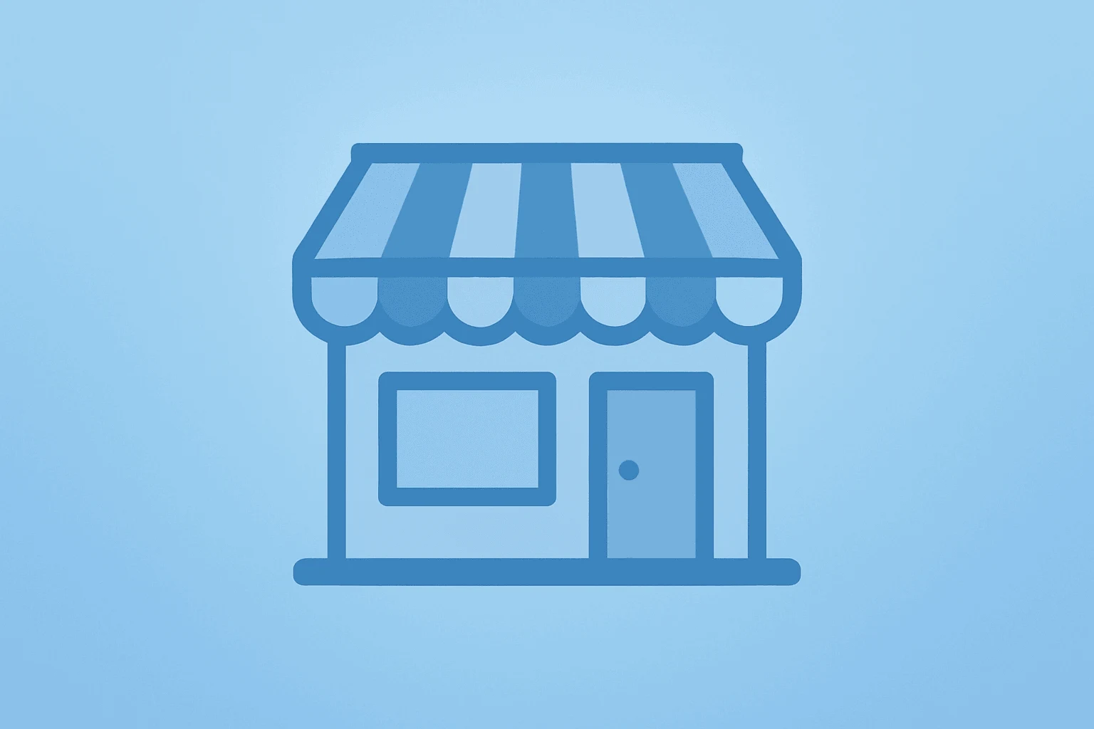 Flat vector retail store icon fused with a widening margin band to illustrate Dollar General earnings and margin outlook.