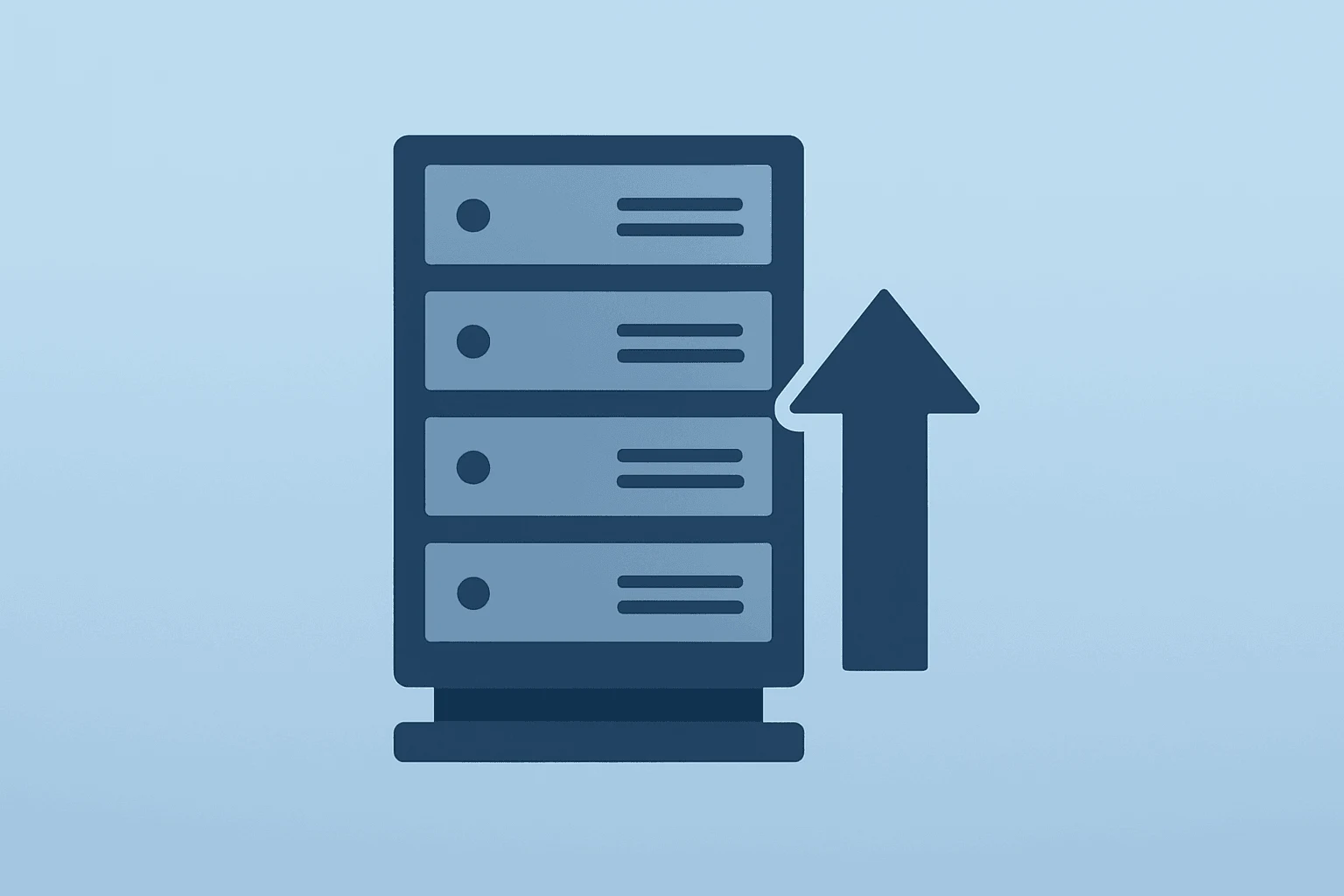 Flat-vector server vault suggesting infrastructure scale tied to the CleanSpark data center lease and $6.6 billion revenue.