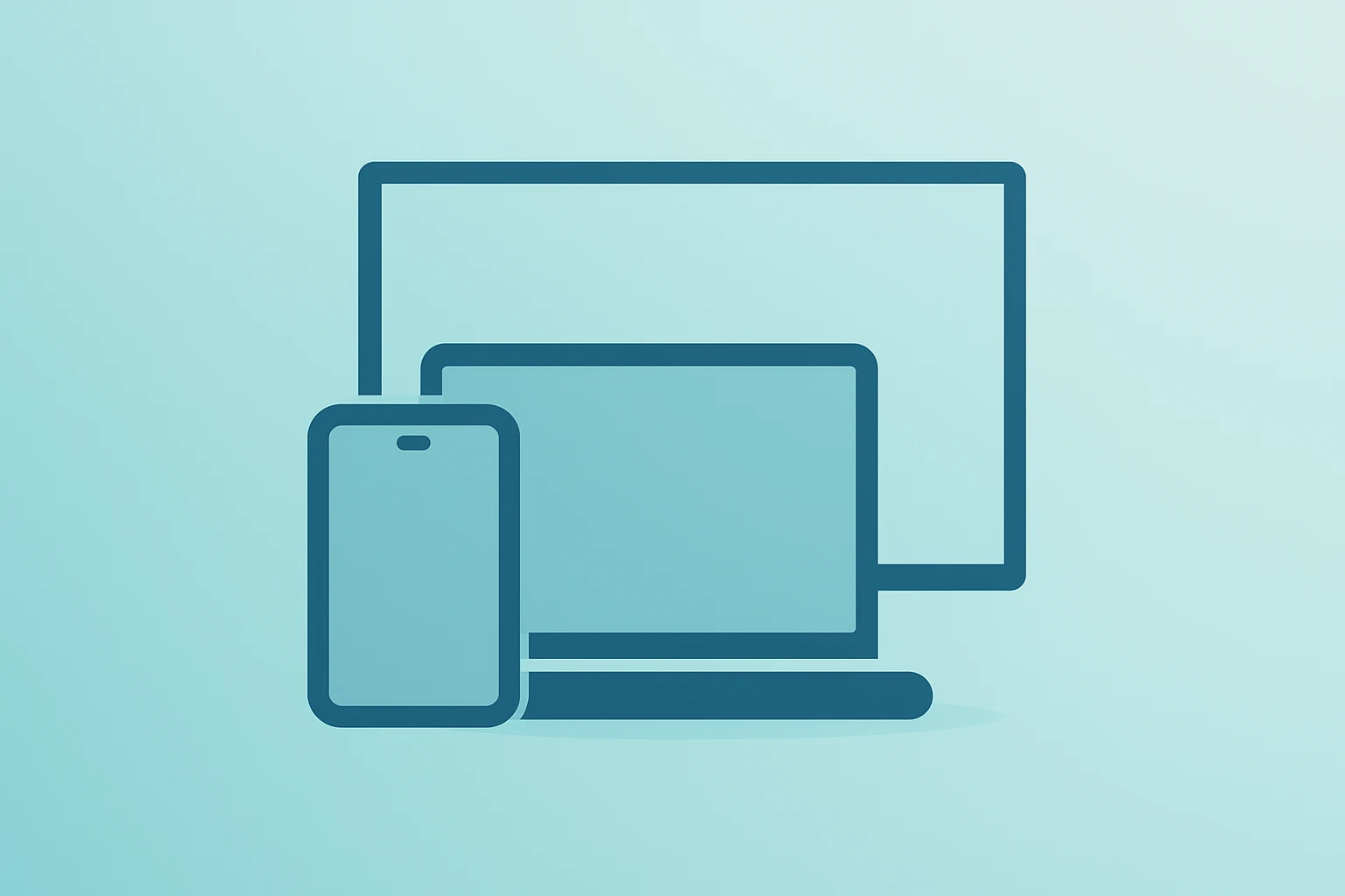 Flat vector of a retail electronics icon fused with layered devices and a pulse to symbolize Best Buy earnings guidance lift.