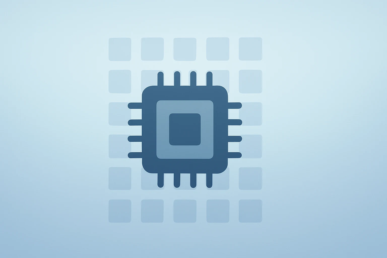 Flat vector of a chip fused with a GPU cluster symbolizing Nvidia invests in Synopsys and GPU-accelerated EDA.