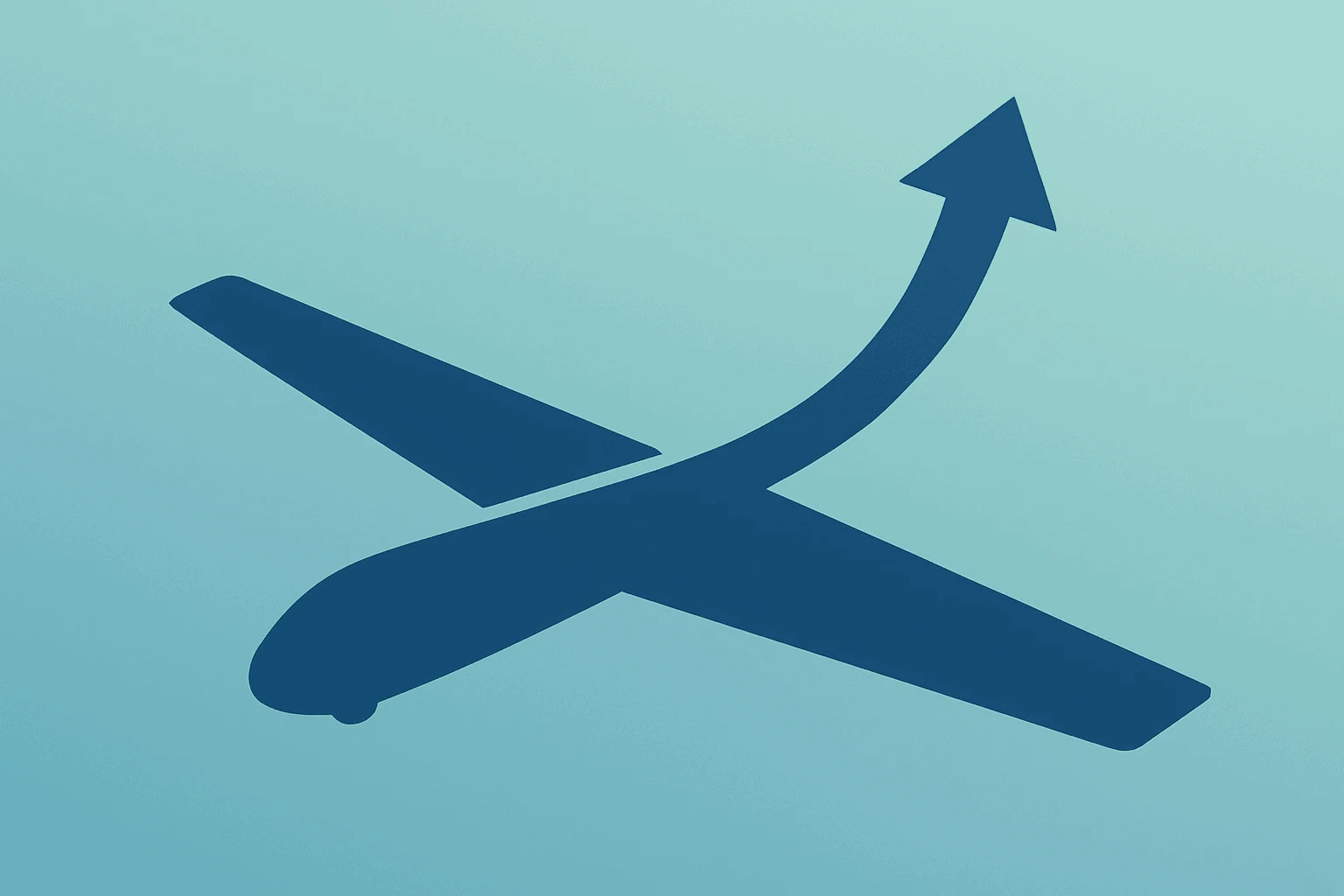 Flat filled vector of a satellite widening to symbolize Kratos Q2 2026 earnings beat and guidance lift on a smooth gradient.
