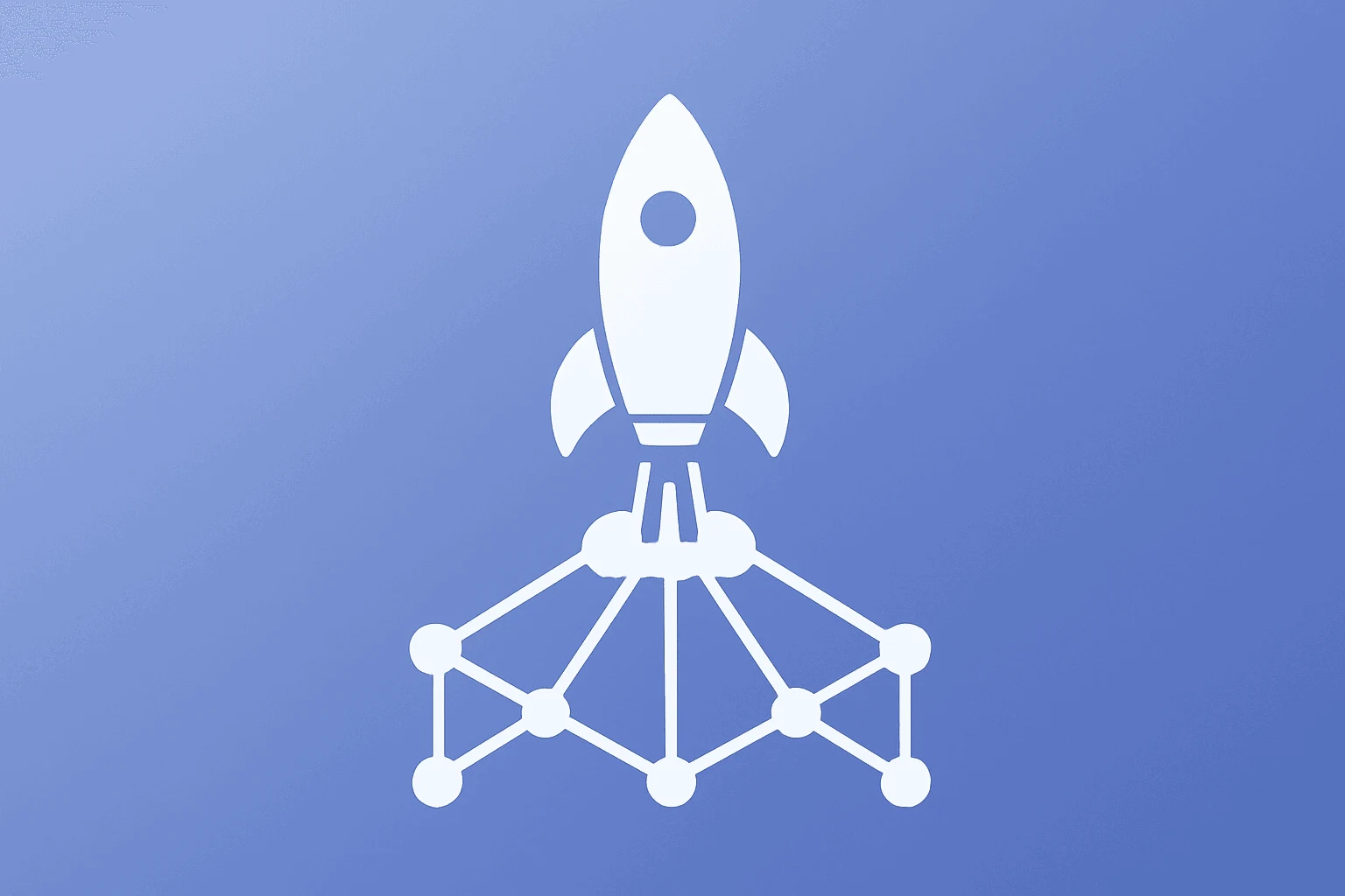 Flat vector rocket over a Kodiak pad symbolizing the Rocket Lab Space Force contract, HASTE missions, and execution focus.