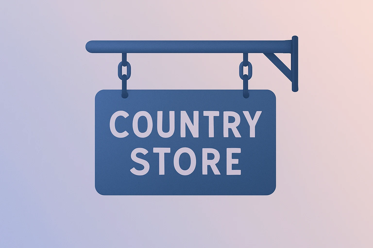 Country store sign under dimming light on a cobalt-silver gradient symbolizing Cracker Barrel Q1 results and guidance cut.