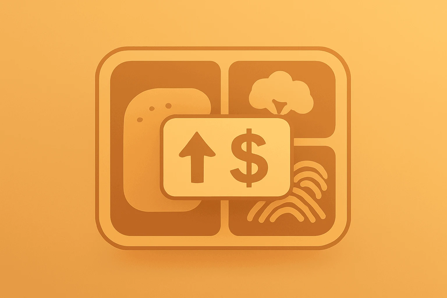 Flat vector of a packaged food product with a dimmed label to symbolize Conagra Q1 earnings beat amid sales weakness