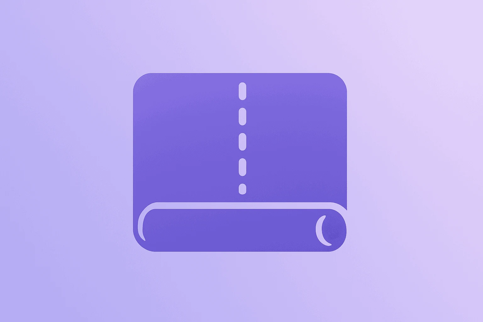 Yoga mat mended with a stitched seam symbolizing a governance truce; cover image about the Lululemon proxy settlement.