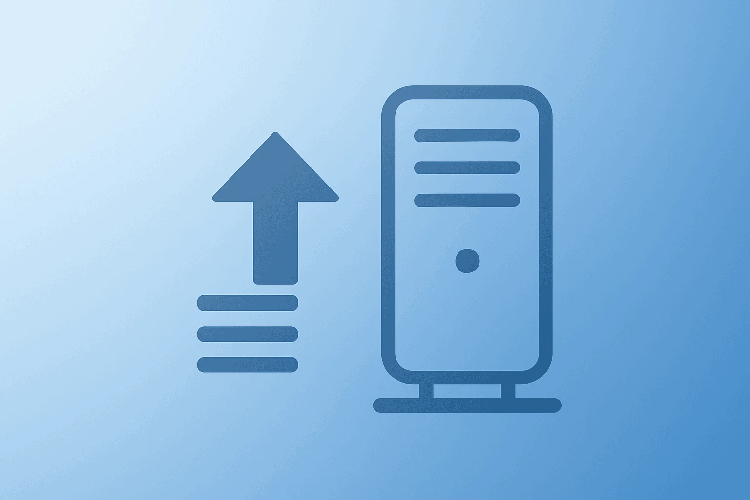 Flat filled vector of a server drive surging forward to symbolize SanDisk Q4 2026 earnings and multiyear AI storage contracts