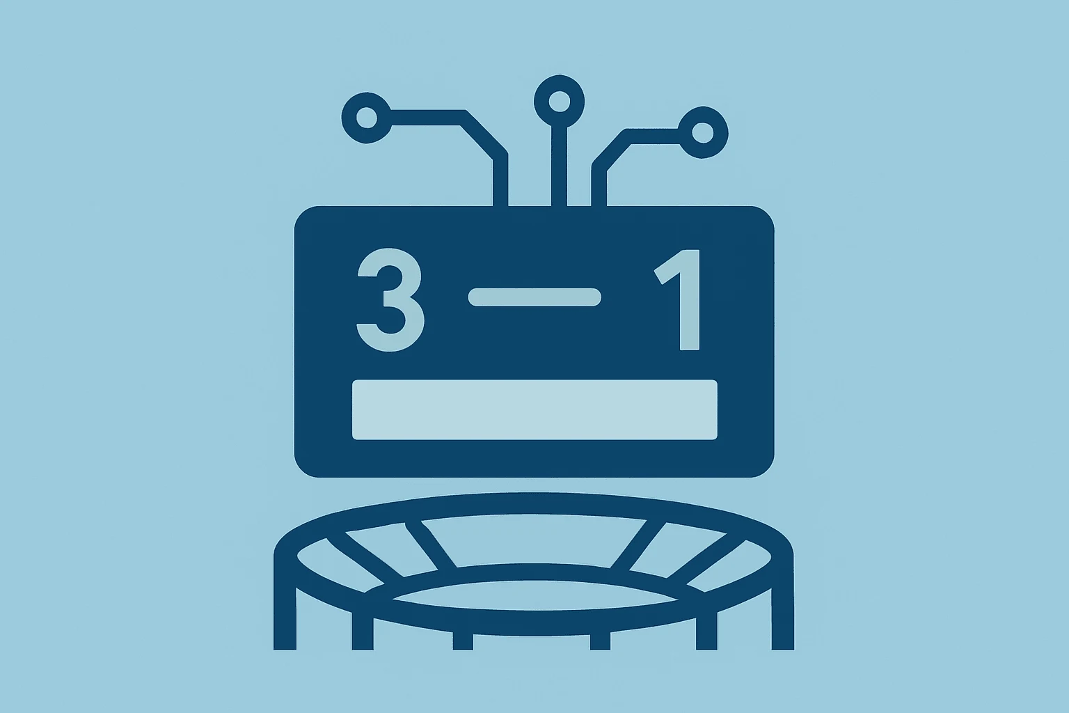 Flat centered vector of a server fused with an exchange circuit symbolizing DraftKings DKeX prediction markets growth.